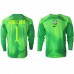 Brazilië Alisson Becker #1 Keeper Voetbalkleding Uitshirt WK 2022 Lange Mouwen